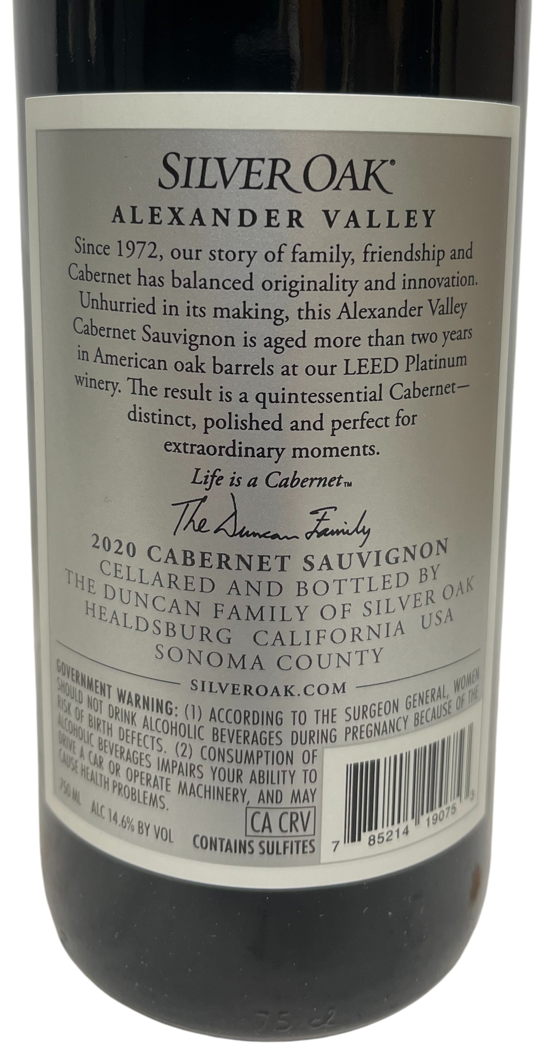 2020 Silver Oak Alexander Valley Cabernet