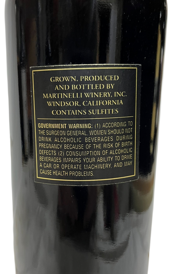 2000 Martinelli Jackass Vineyard Zinfandel