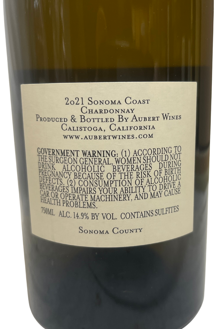 2021 Aubert Sonoma Coast Chardonnay