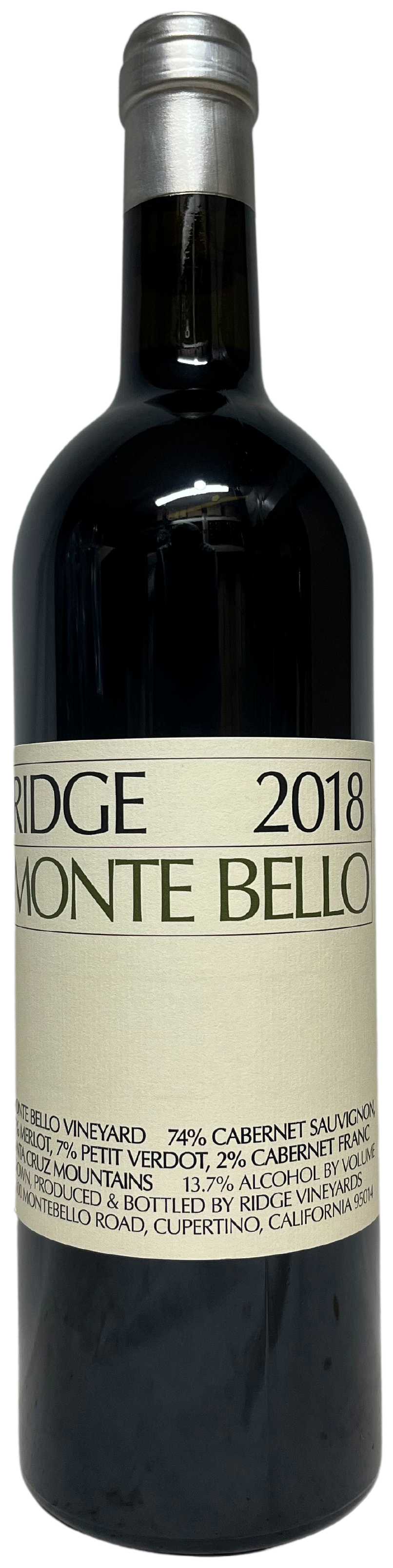 2018 Ridge Monte Bello Proprietary Red