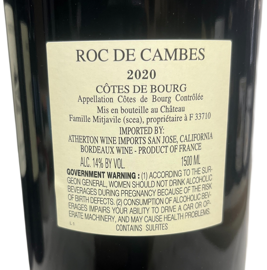 2020 Roc De Cambes Cotes de Bourg