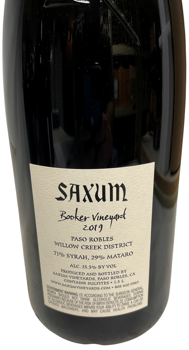 2019 Saxum Booker Vineyard Proprietary Red