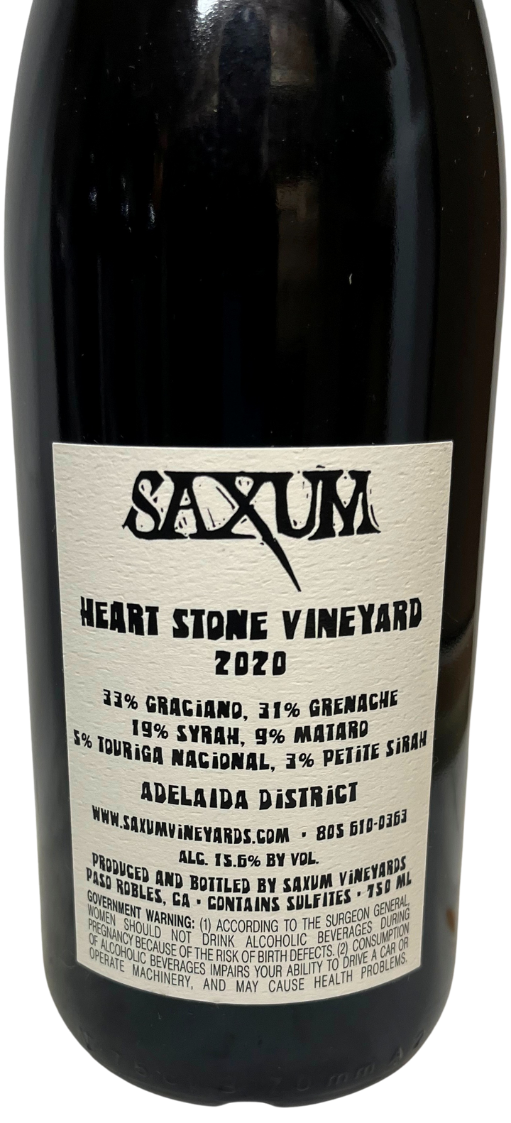 2020 Saxum Heart Stone Vineyard Proprietary Red