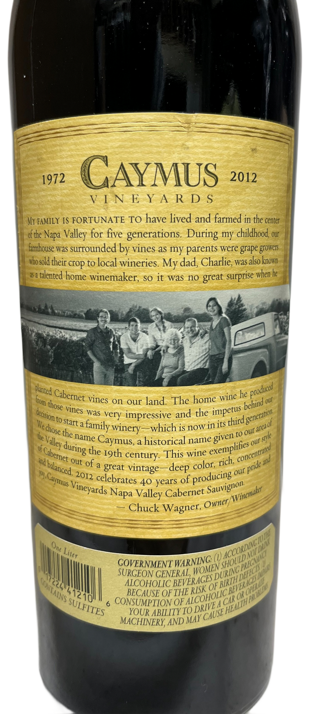 2012 Caymus Napa Valley Cabernet Sauvignon