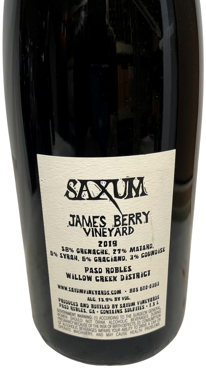 2019 Saxum James Berry Vineyard Proprietary Red