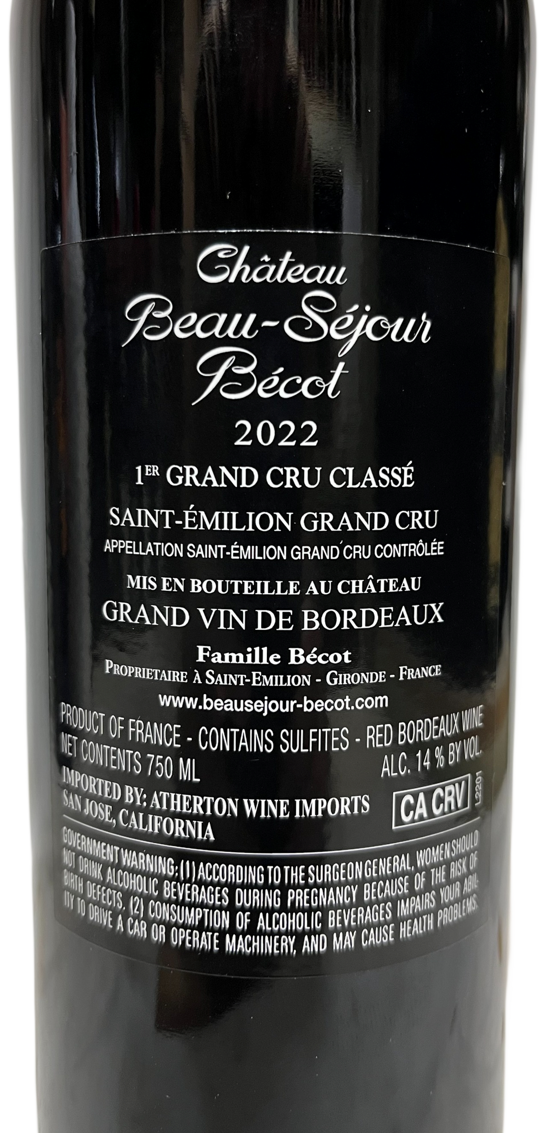 2022 Beau Sejour Becot St Emilion