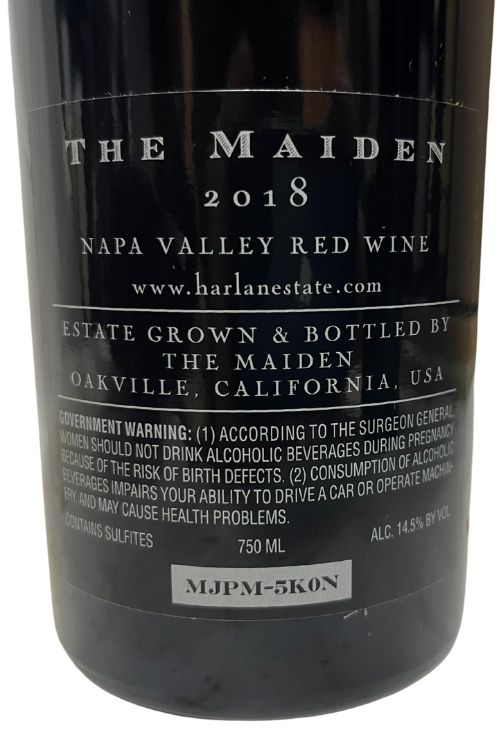 2018 Harlan Estate, The Maiden Napa Valley Proprietary Red