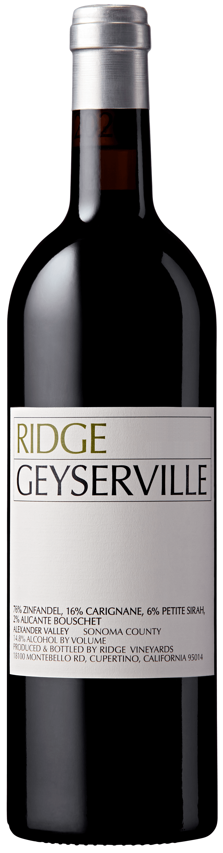 1990 Ridge Sonoma County Geyserville Zinfandel