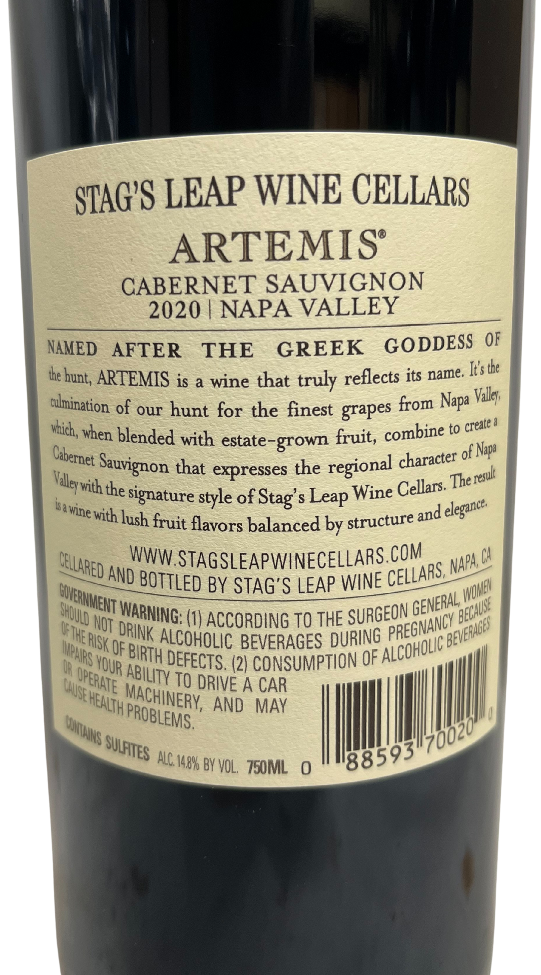 2020 Stags Leap Wine Cellars Artemis Cabernet