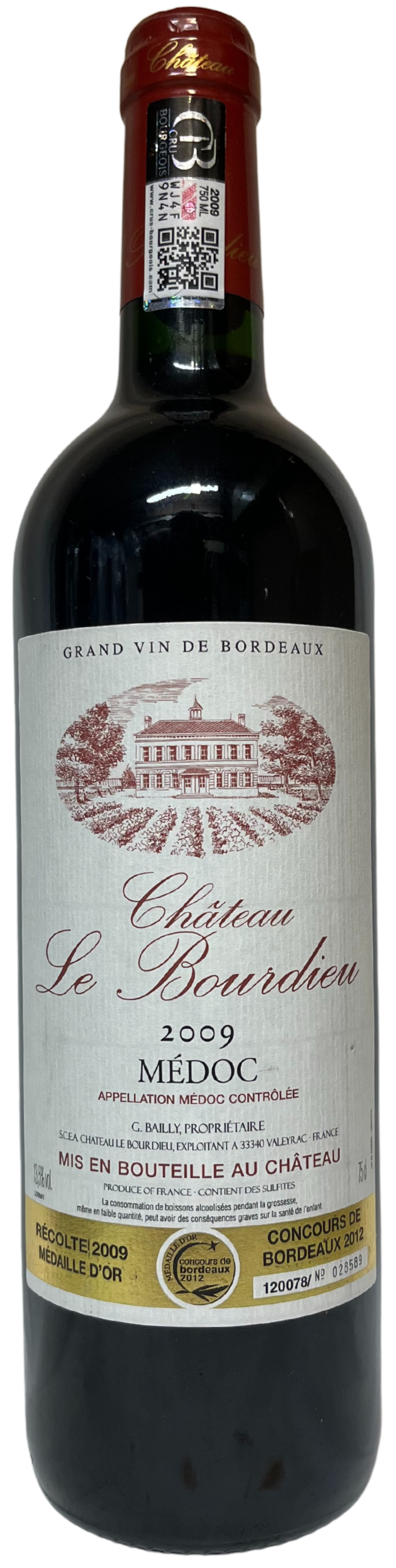 2009 Chateau Le Bourdieu Medoc
