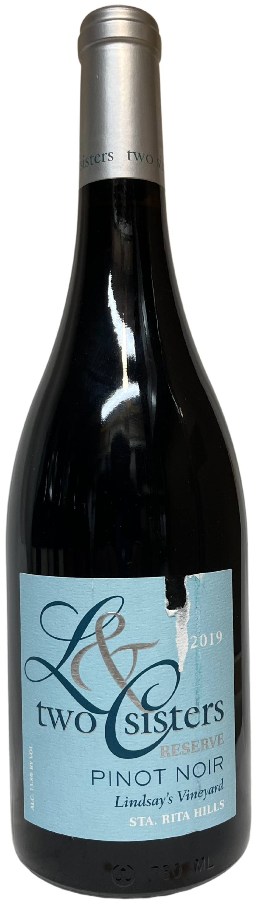 2019 Two Sisters Lindsay's Vineyard Reserve Pinot Noir