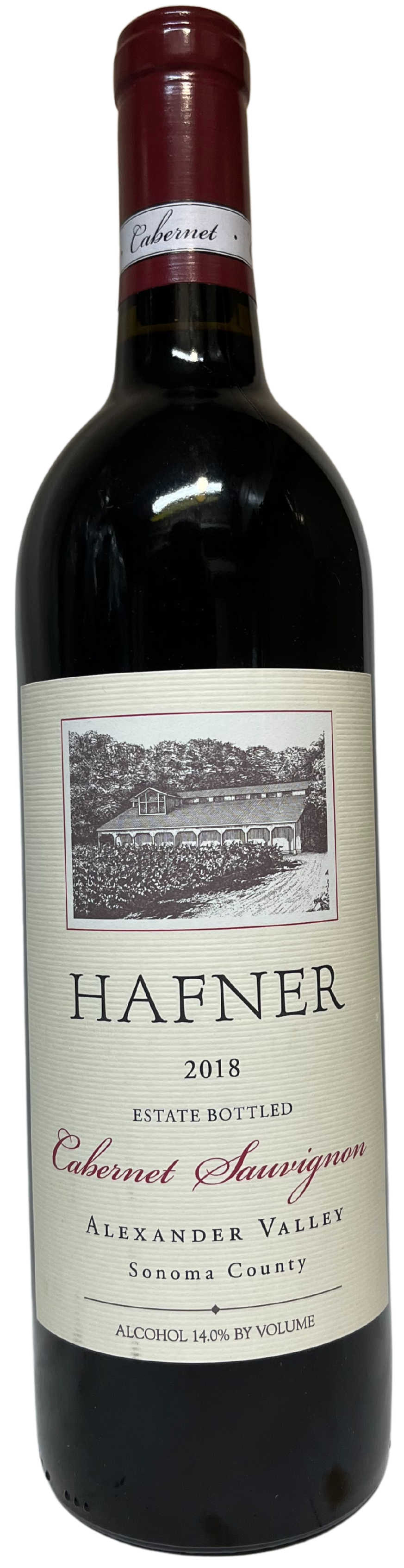 2018 Hafner Vineyard Alexander Valley Cabernet Sauvignon