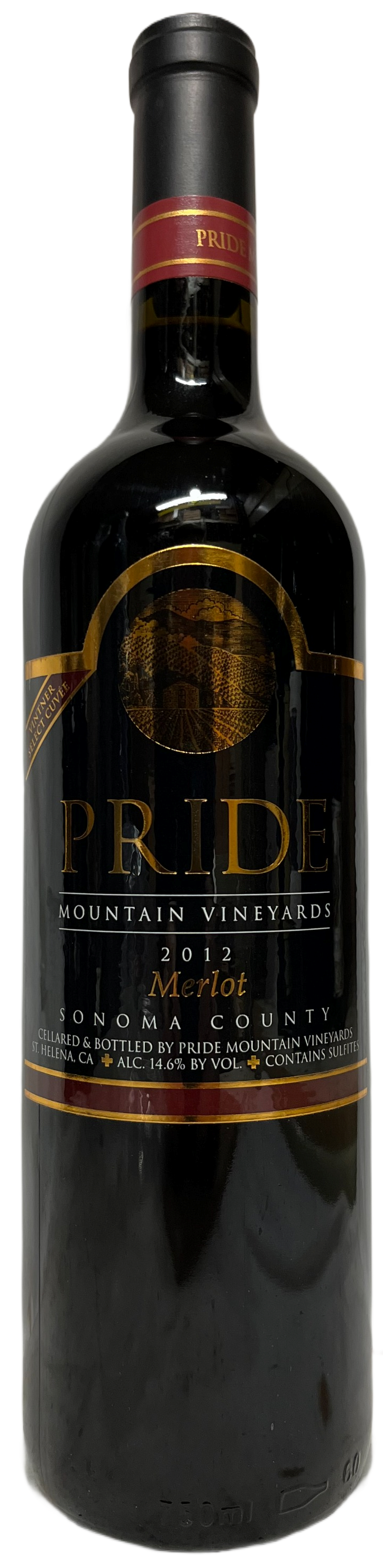2012 Pride Mountain Vineyards Vintners Select Merlot
