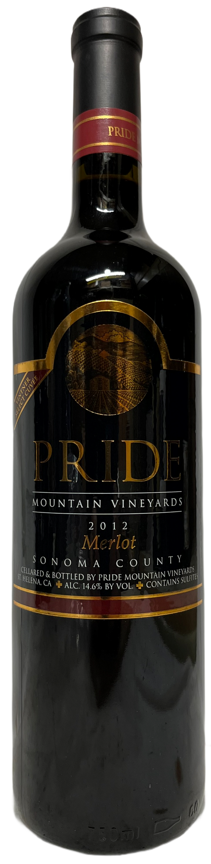 2012 Pride Mountain Vineyards Vintners Select Merlot