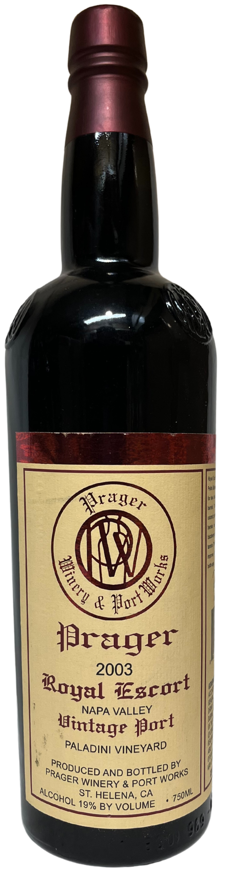 2003 Prager Winery Royal Escort Port