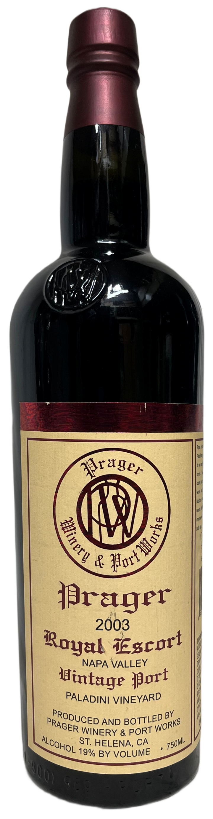 2003 Prager Winery Royal Escort Port