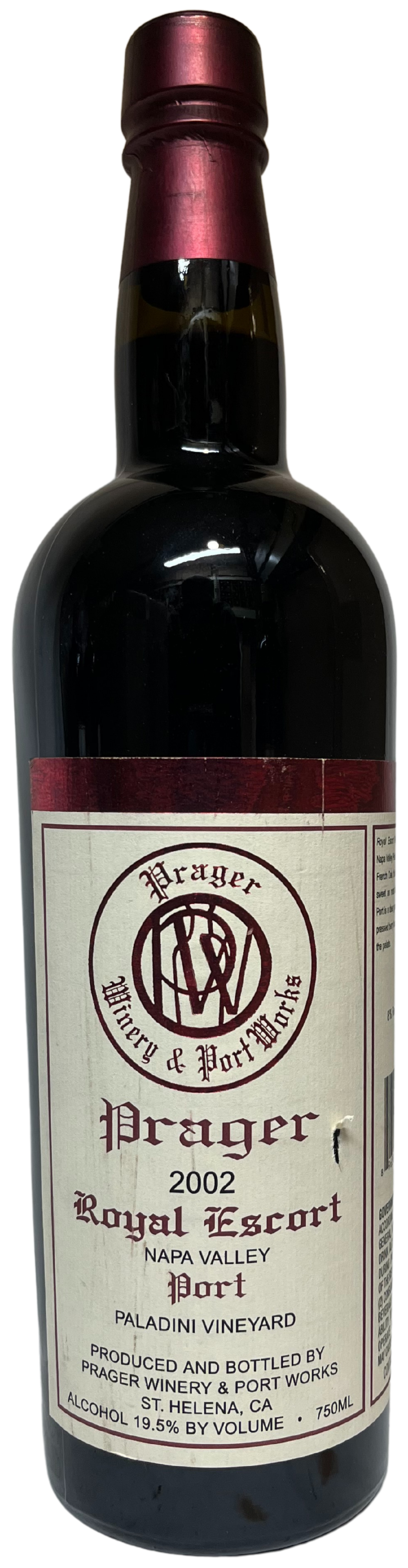 2002 Prager Winery Royal Escort Port