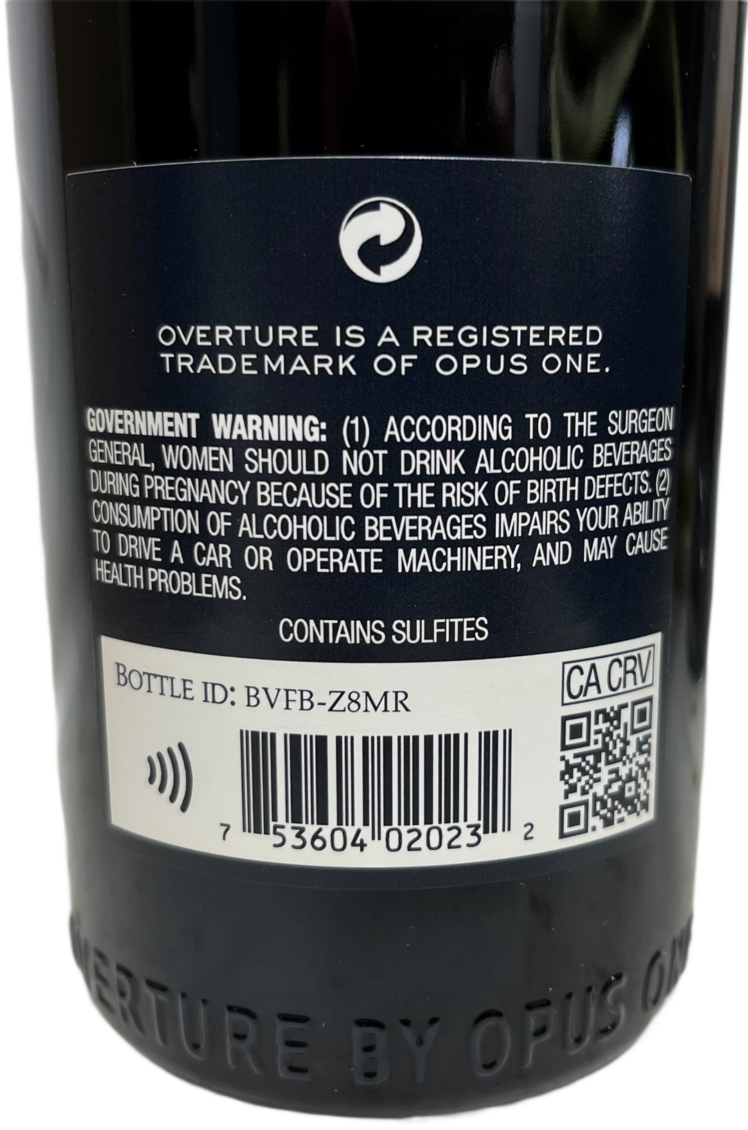 2023 Overture by Opus One Napa Valley Proprietary Red