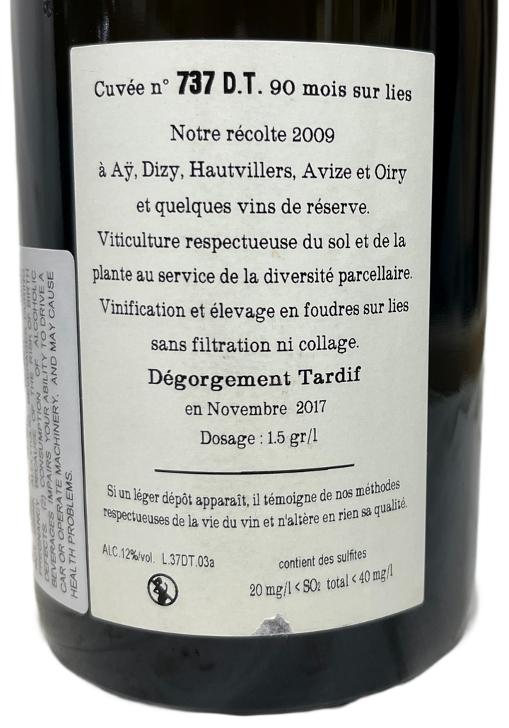 NV Jacquesson Cuvee 737 Degorgement Tardif Extra Brut Champagne