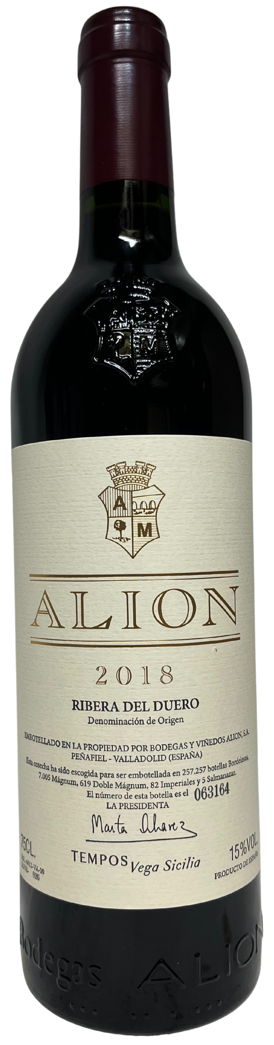 2018 Alion Ribera del Duero Tempranillo