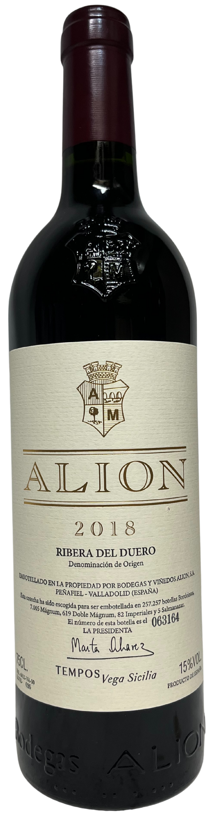 2018 Alion Ribera del Duero Tempranillo