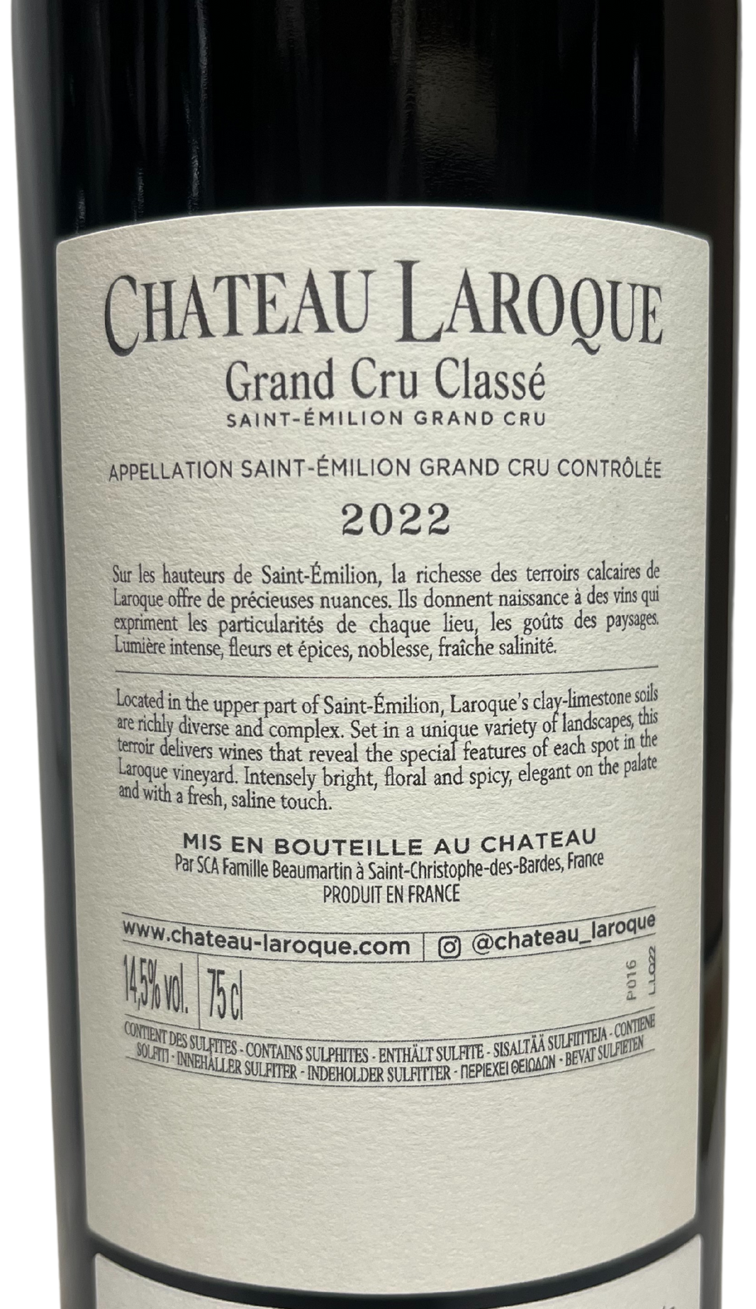 2022 Laroque St Emilion