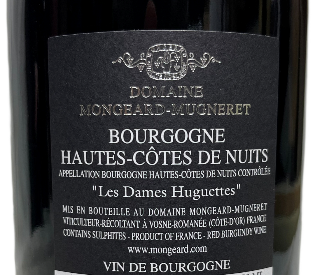 2022 Mongeard Mugneret Bourgogne Hautes Cotes de Nuits Les Dames Huguettes