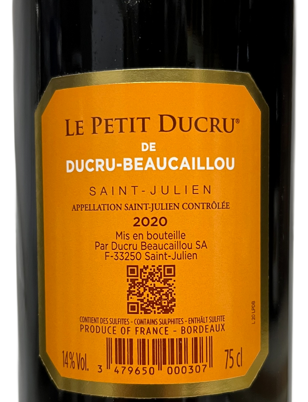 2020 Le Petit Ducru de Ducru Beaucaillou St Julien