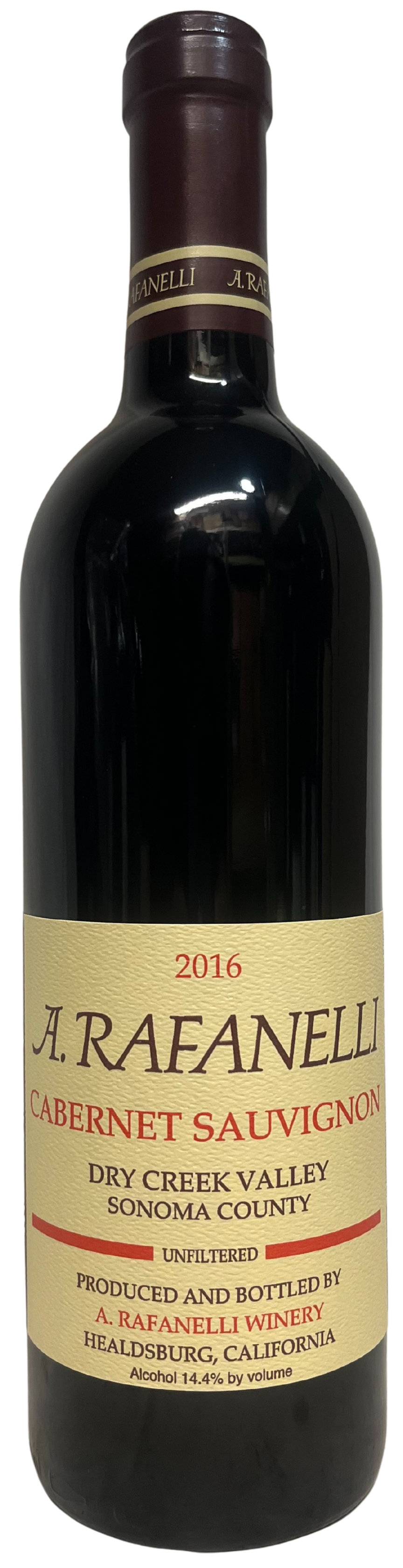 2016 A. Rafanelli Dry Creek Valley Cabernet Sauvignon