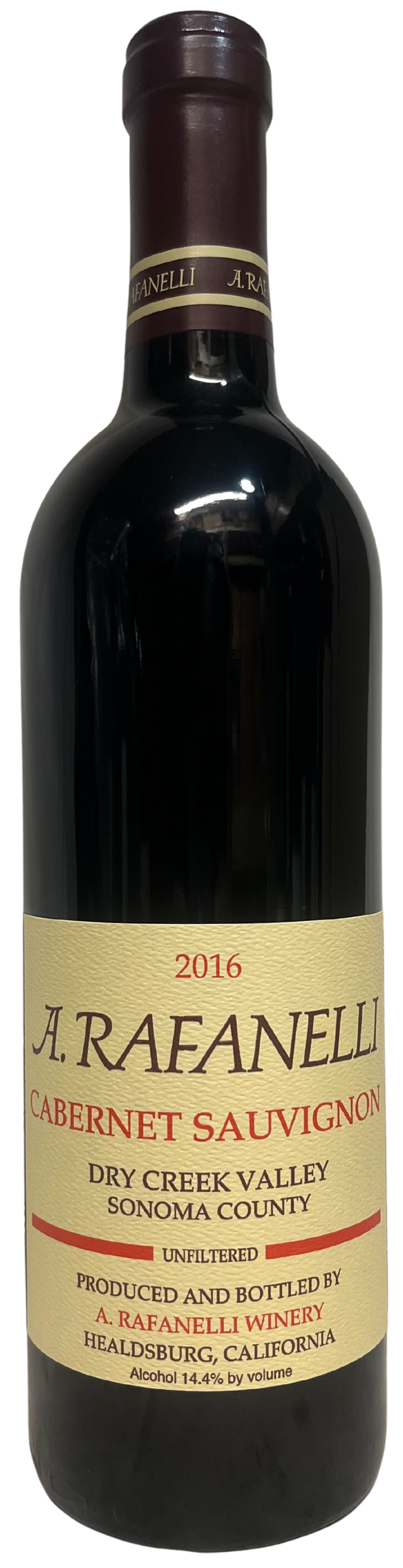 2016 A. Rafanelli Dry Creek Valley Cabernet Sauvignon