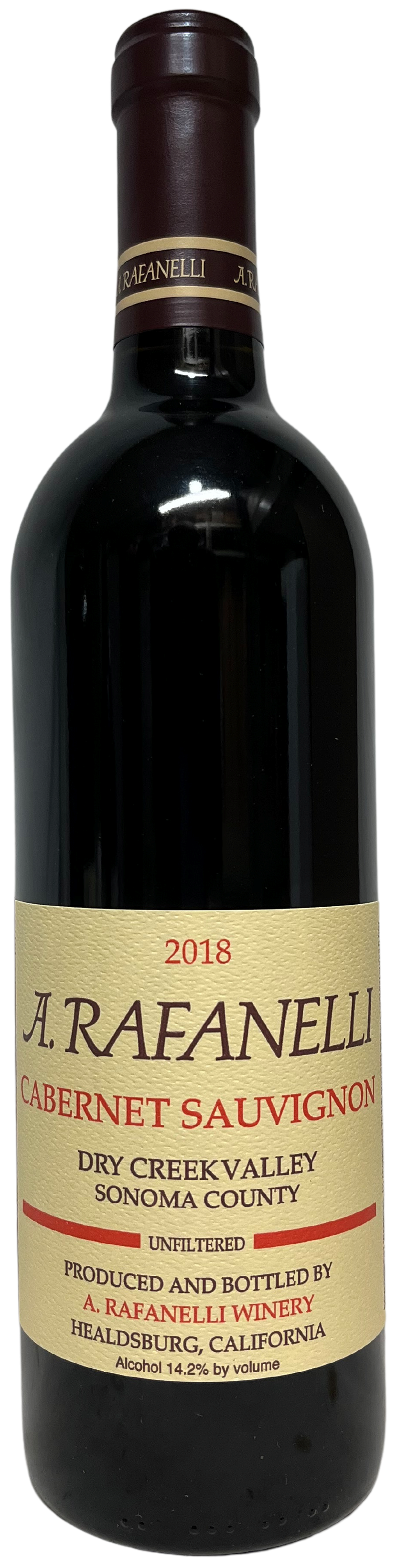 2018 A. Rafanelli Dry Creek Valley Cabernet Sauvignon