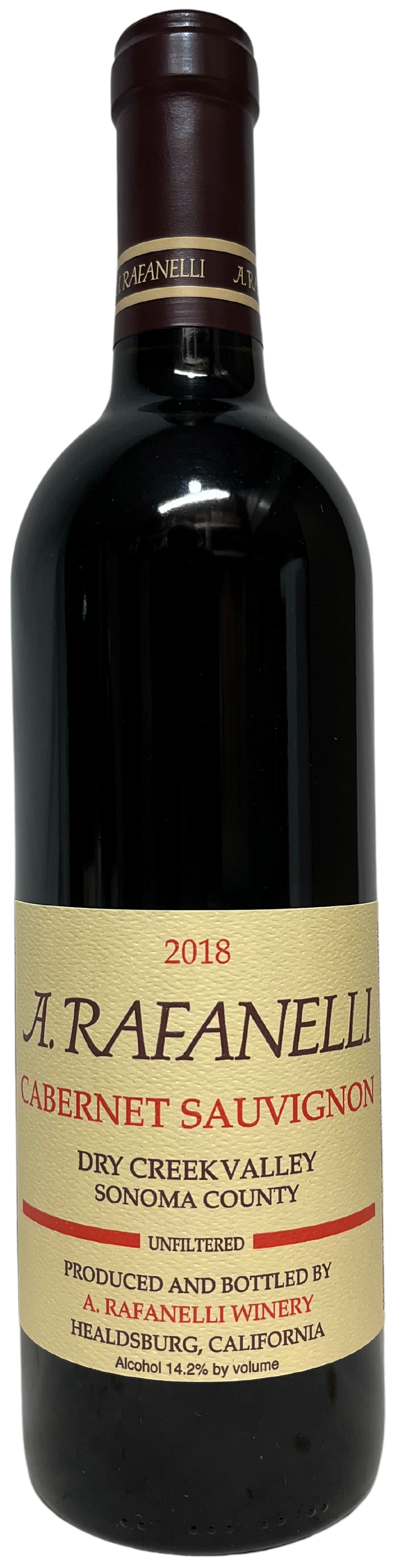 2018 A. Rafanelli Dry Creek Valley Cabernet Sauvignon