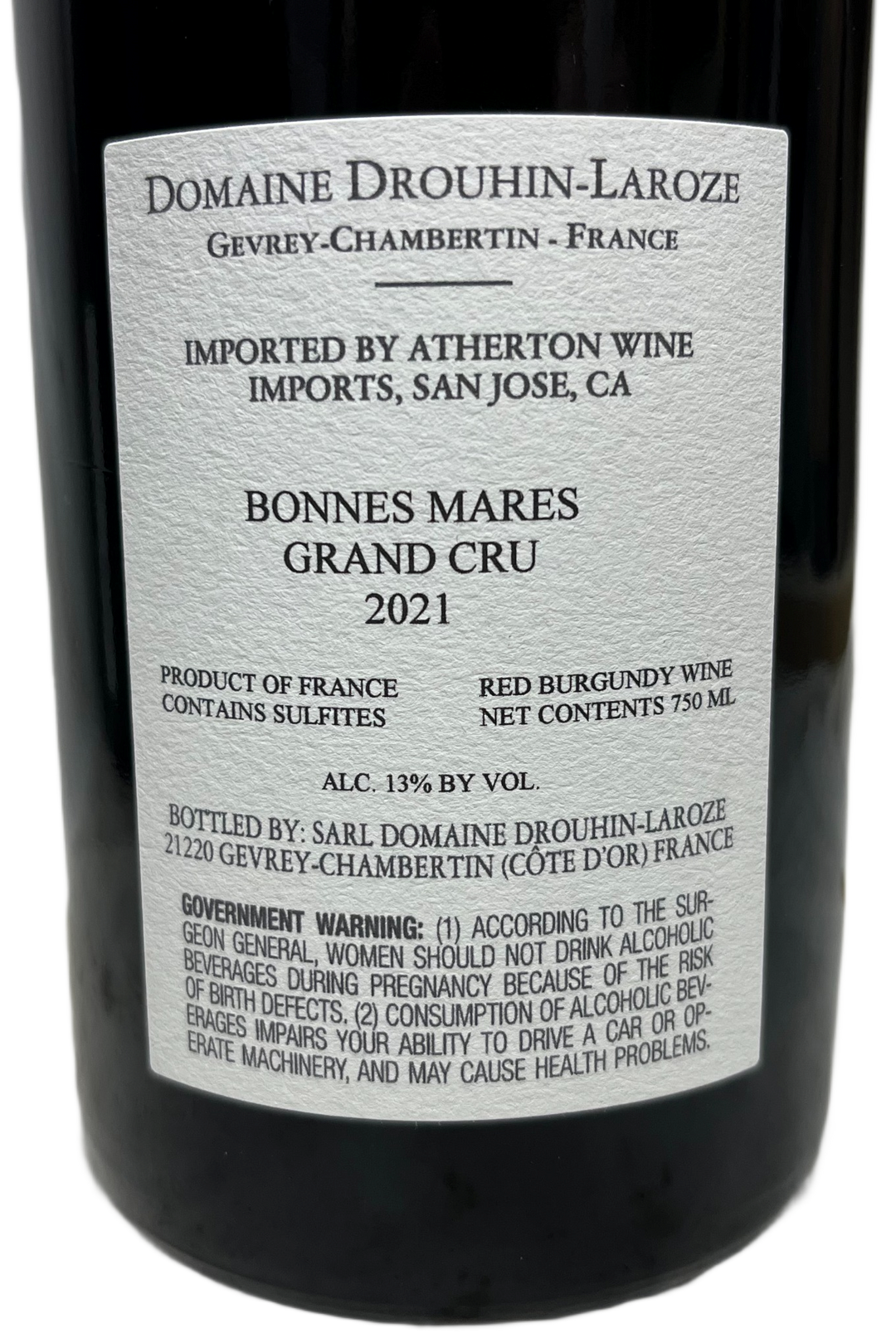 2021 Drouhin Laroze Bonnes Mares