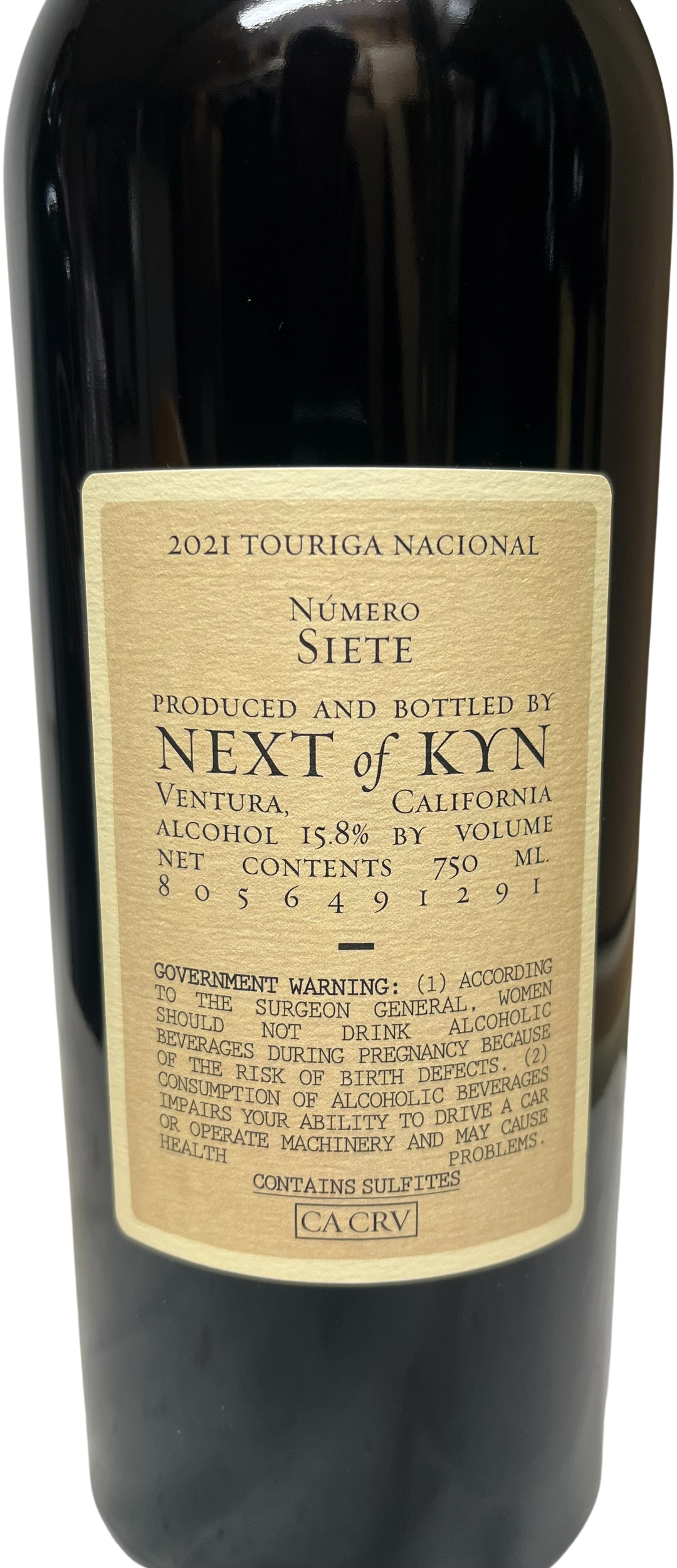 2021 Sine Qua Non Next of Kyn Numero Sete Touriga Nacional