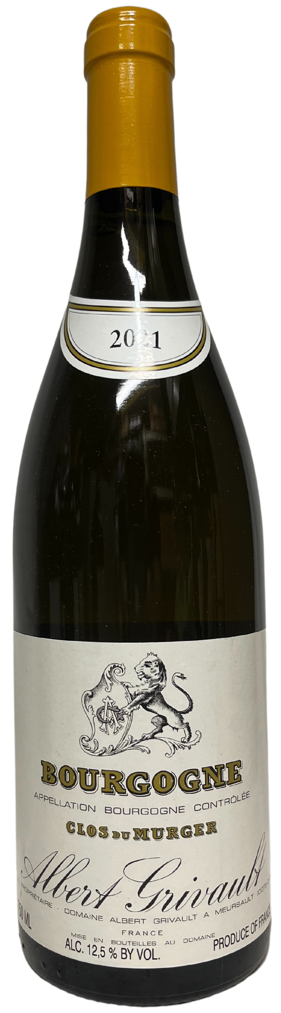 2021 Albert Grivault Bourgogne Blanc Clos du Murger