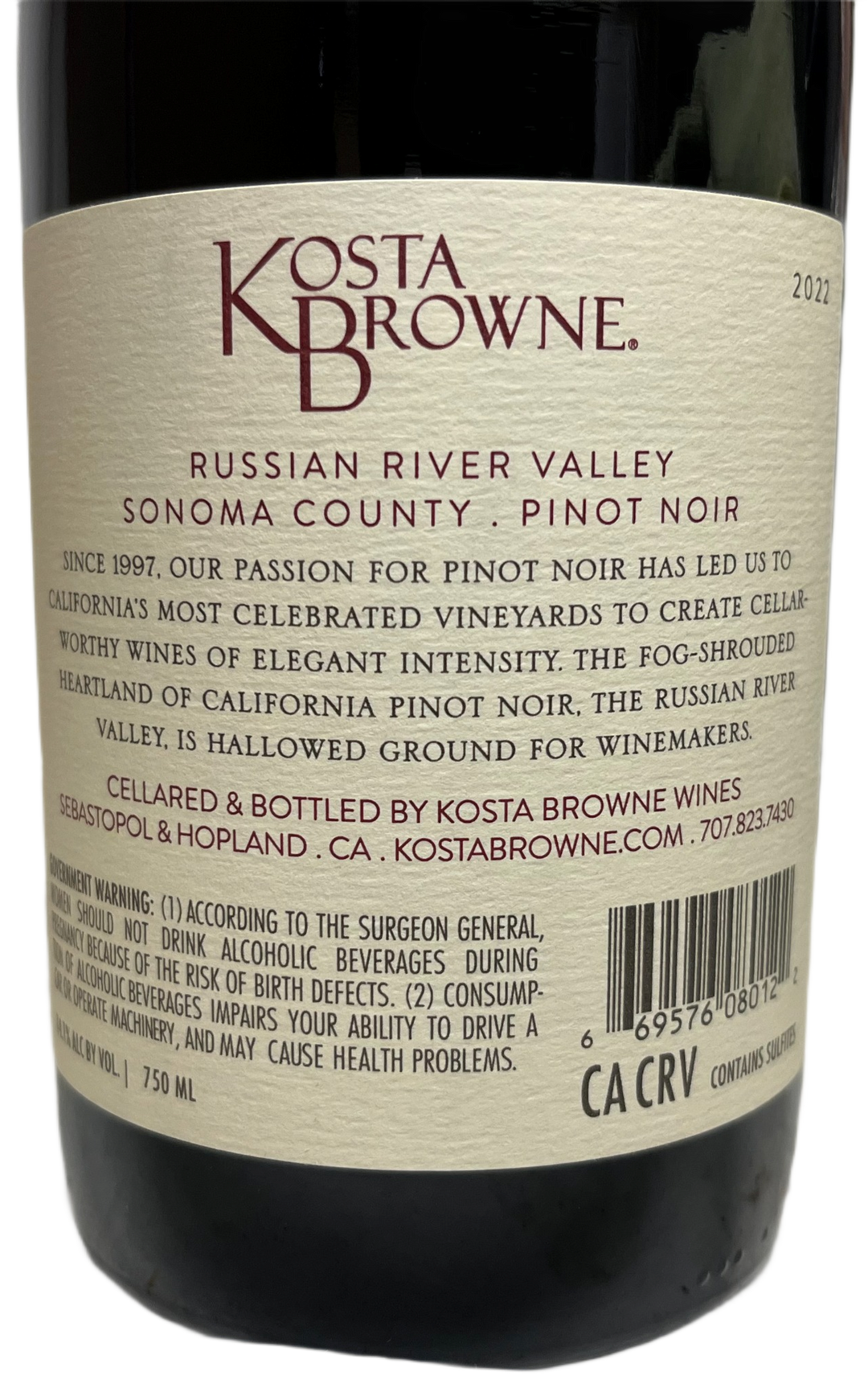 2022 Kosta Browne Russian River Pinot Noir
