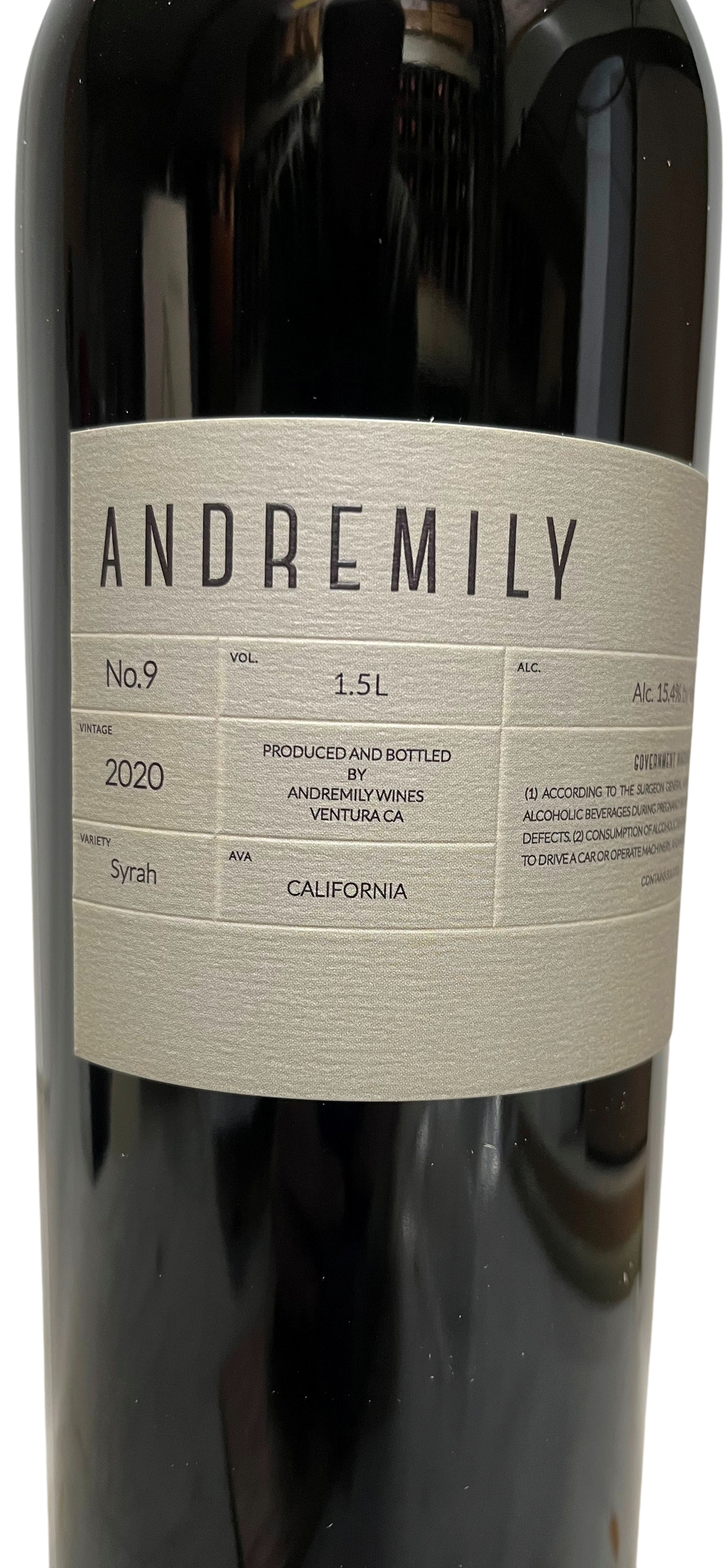 2020 Andremily No 9 Syrah