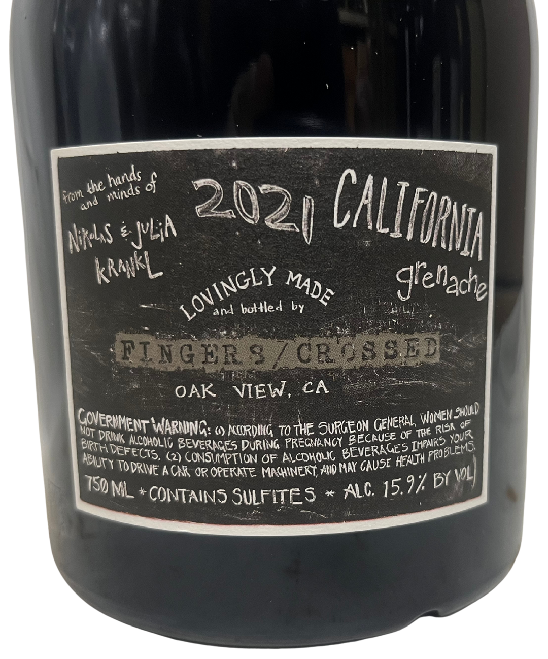 2021 Fingers Crossed (Faethm) Unanswered Prayers Grenache
