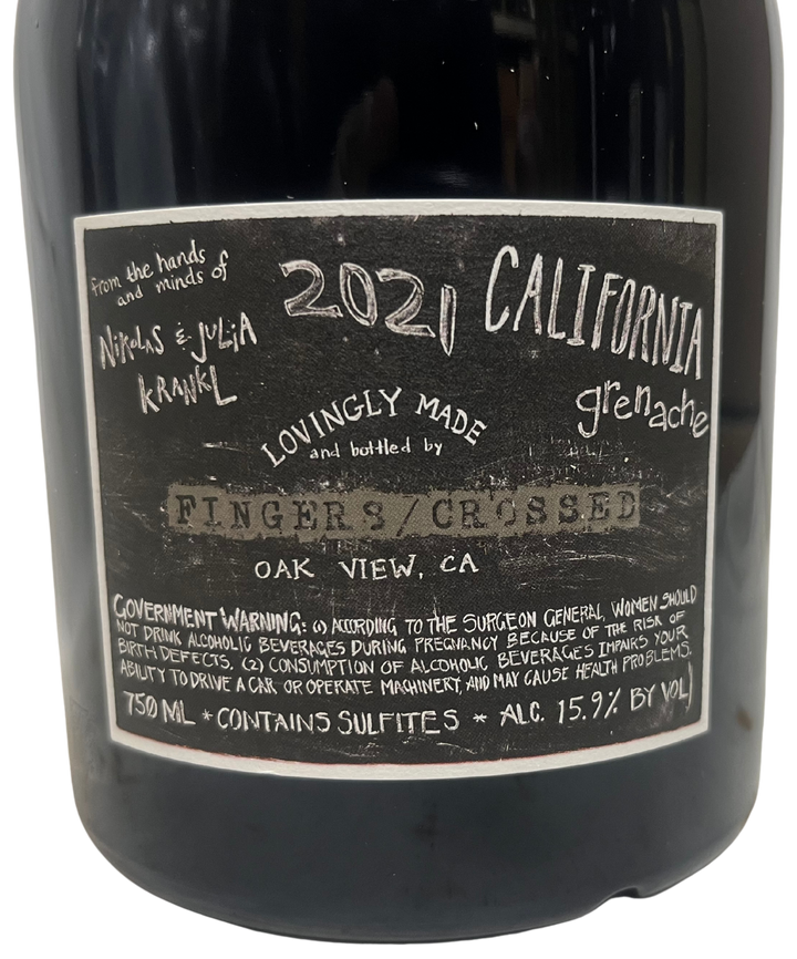 2021 Fingers Crossed (Faethm) Unanswered Prayers Grenache