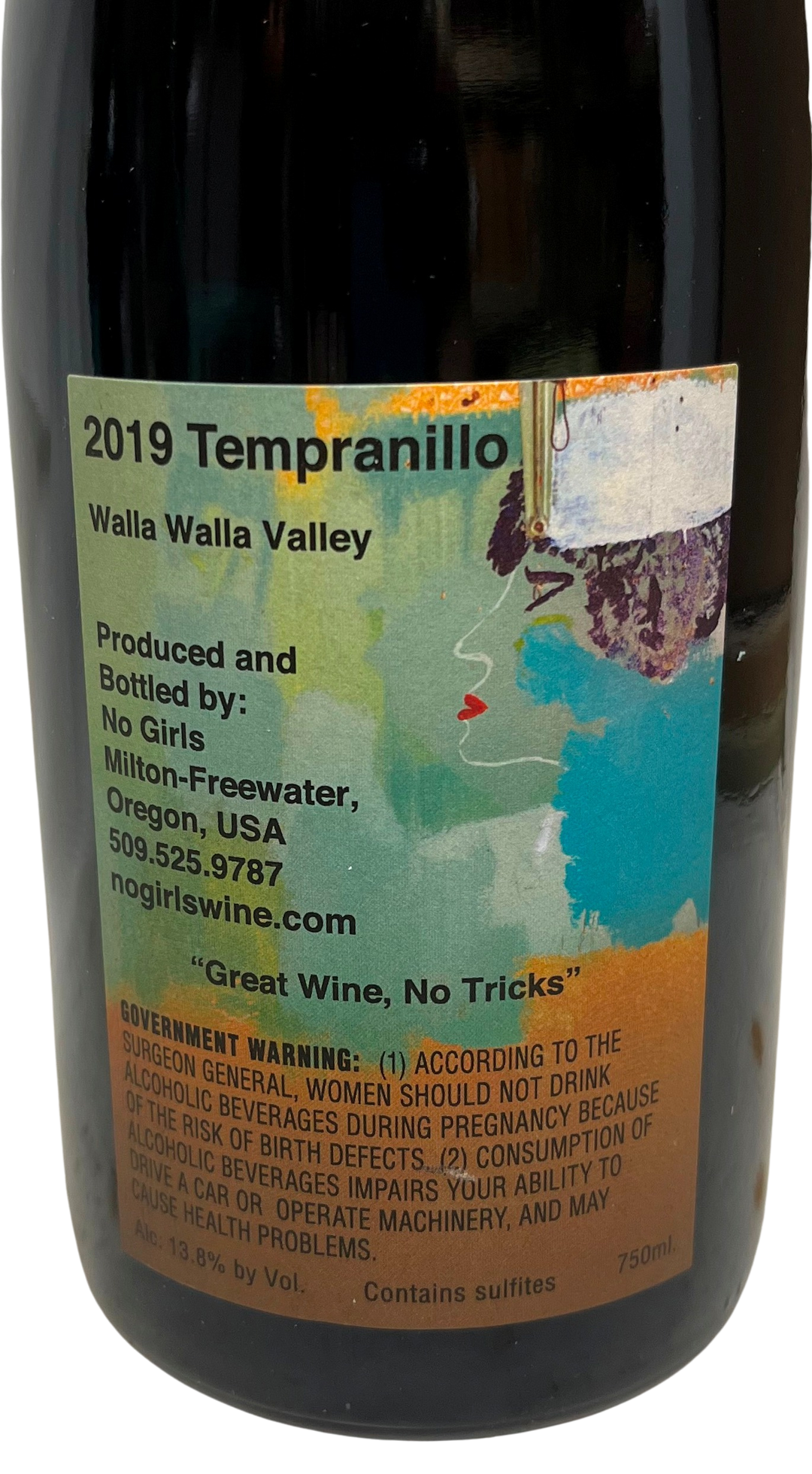 2019 No Girls Wines Tempranillo La Paciencia Vineyard