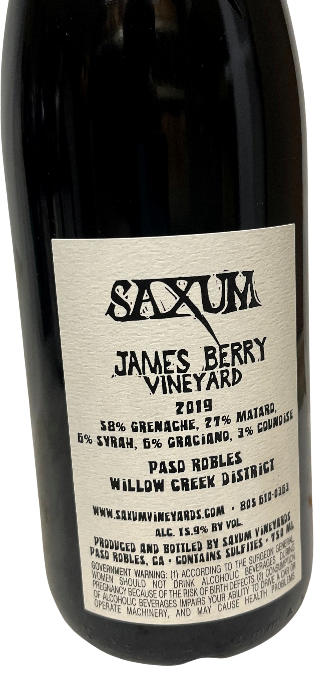 2019 Saxum James Berry Vineyard Proprietary Red