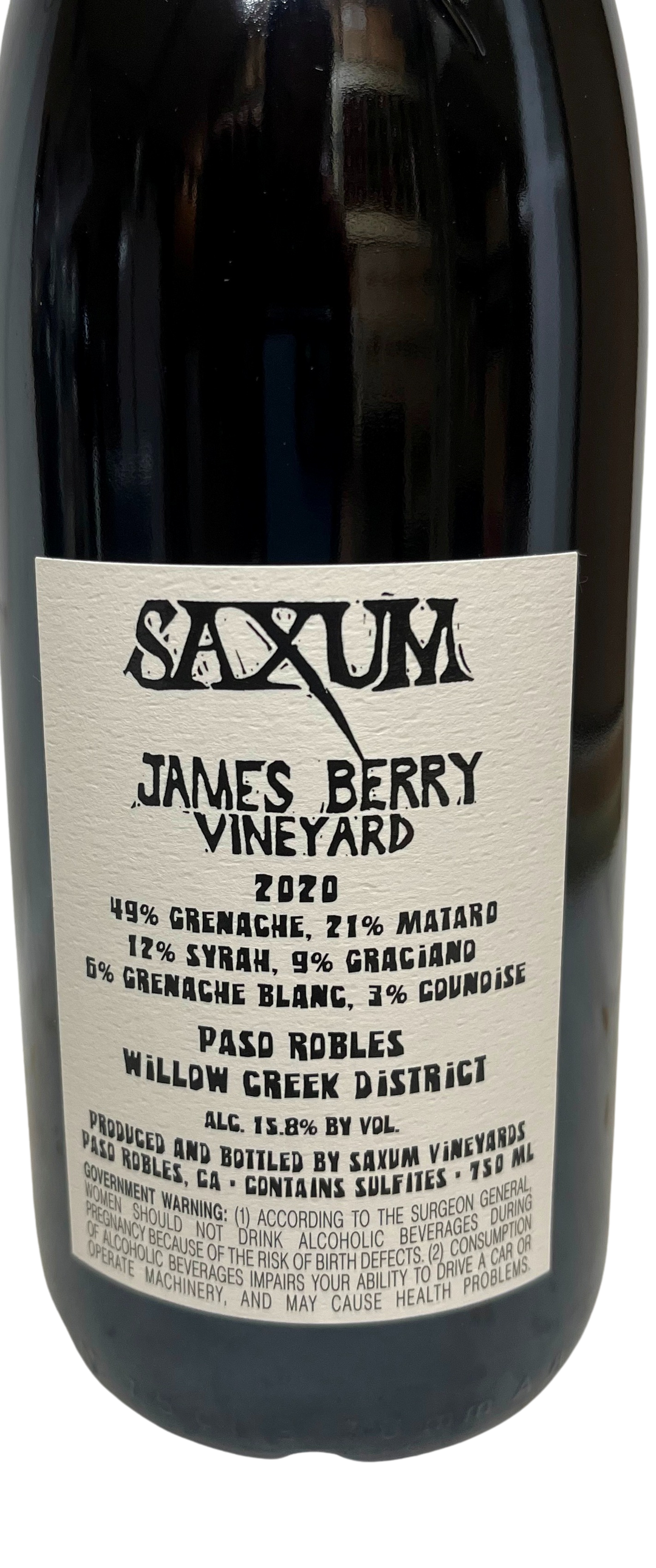 2020 Saxum James Berry Vineyard Proprietary Red