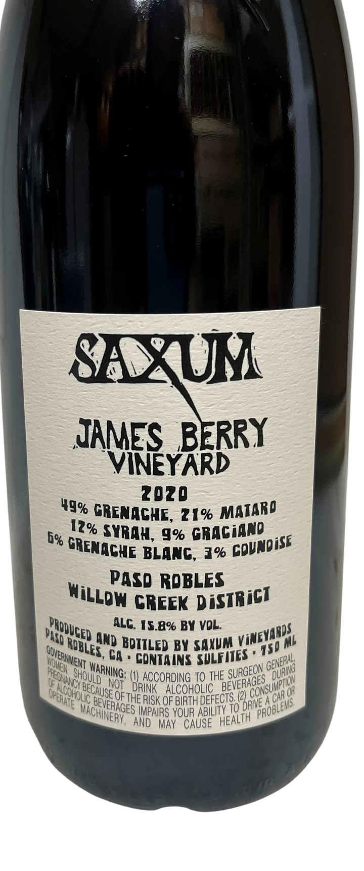 2020 Saxum James Berry Vineyard Proprietary Red