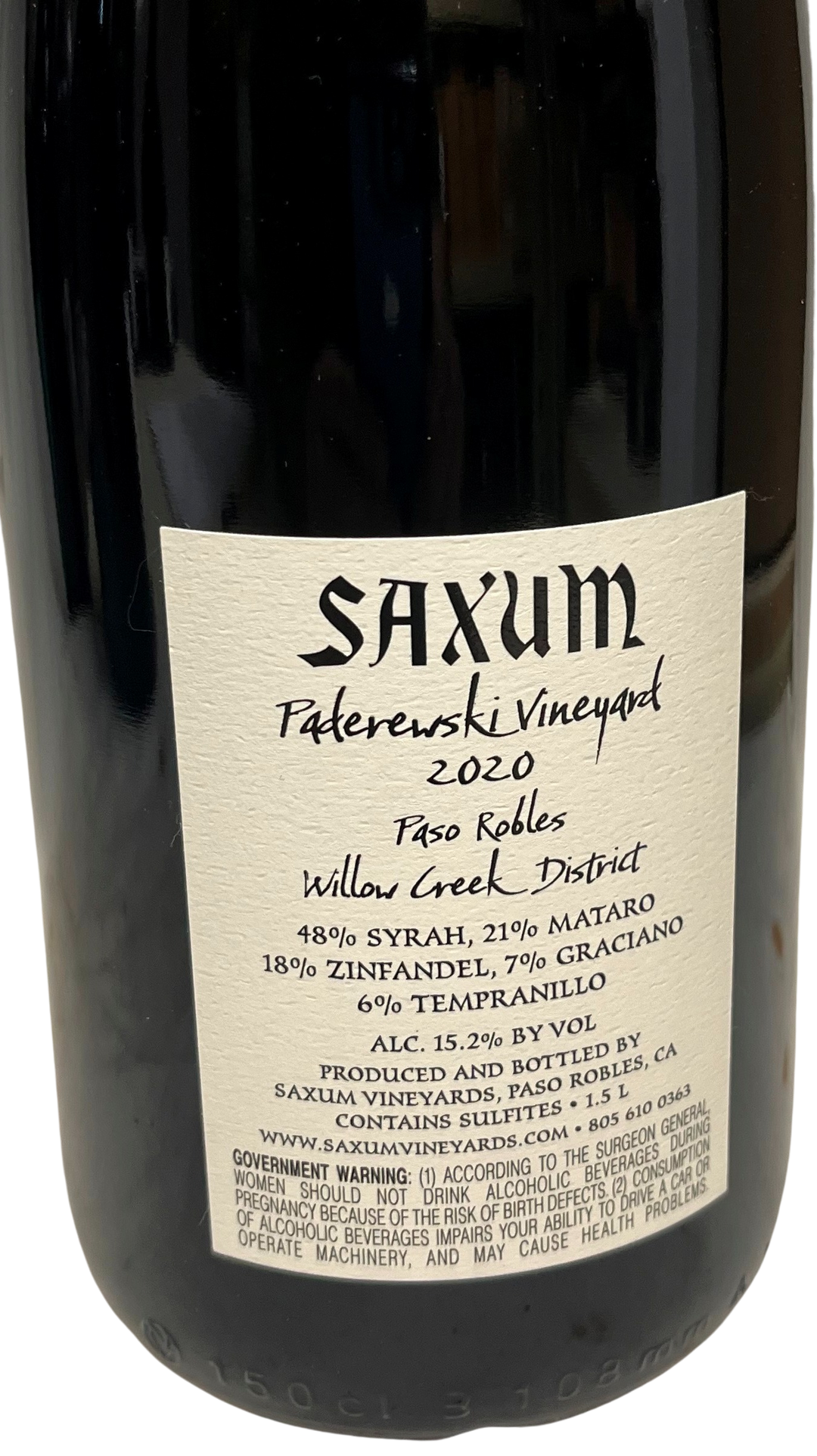 2020 Saxum Paderewski Vineyard Proprietary Red