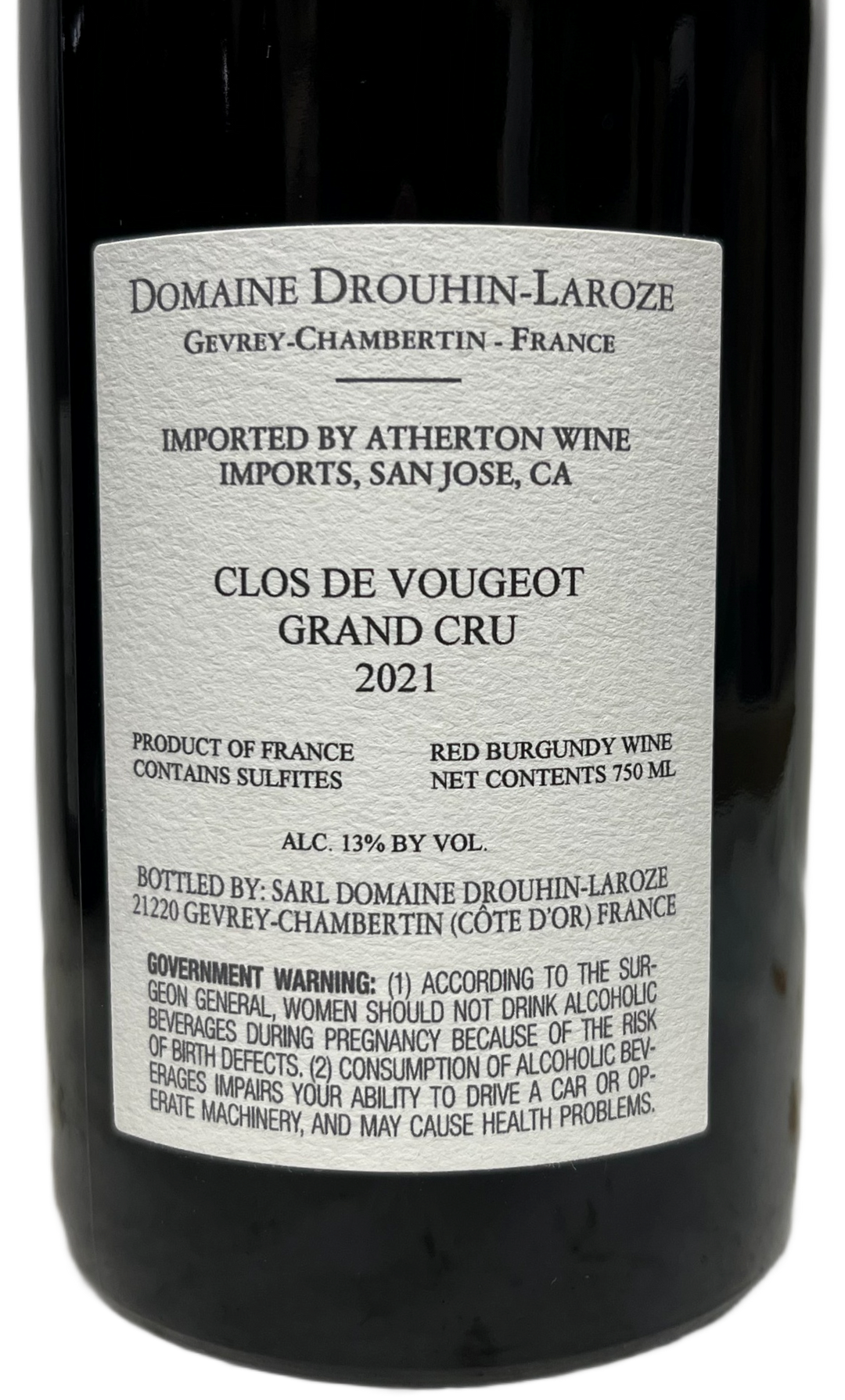 2021 Drouhin Laroze Clos Vougeot