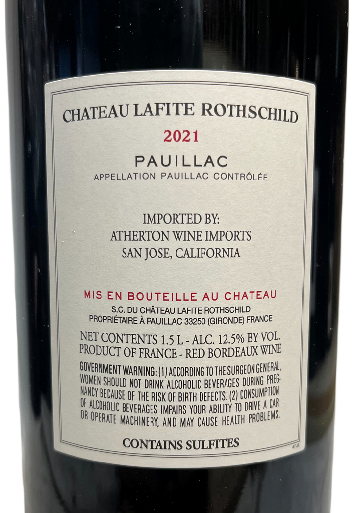 2021 Lafite Rothschild Pauillac