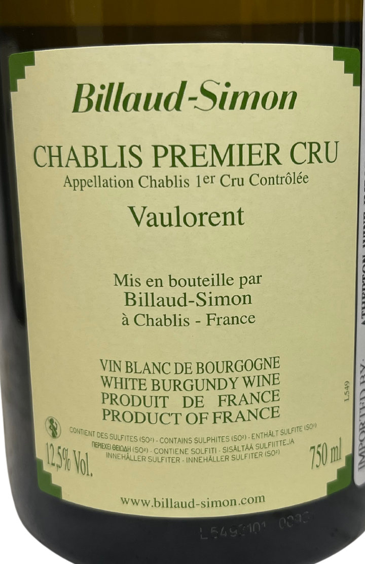 2021 Billaud-Simon Chablis Vaulorent