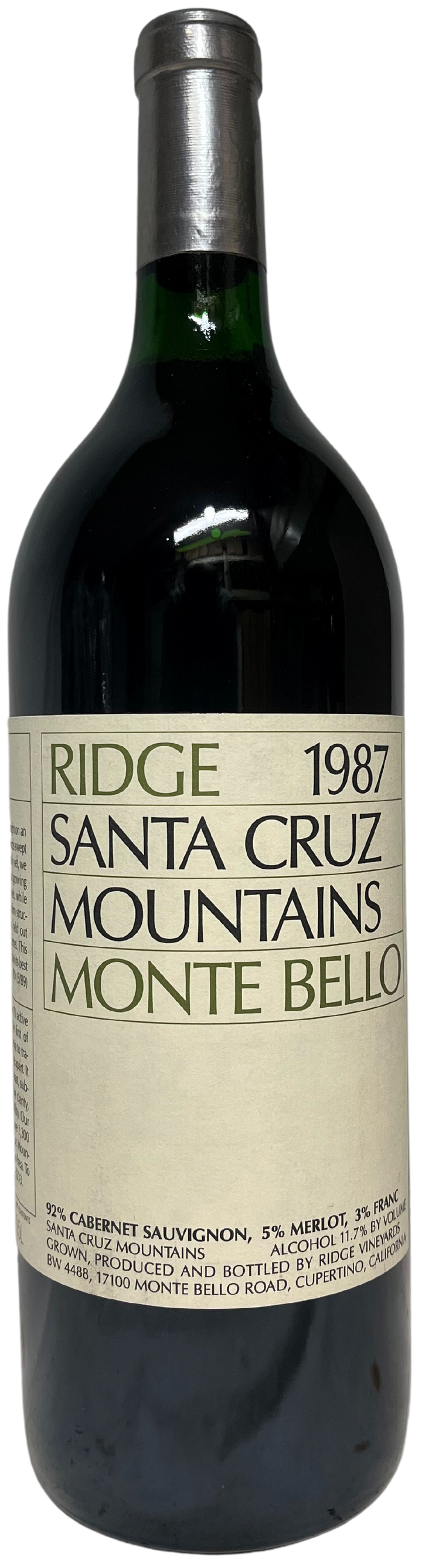 1987 Ridge Monte Bello Proprietary Red