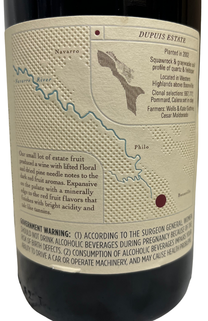 2020 Dupuis Wines Estate Vineyard Pinot Noir