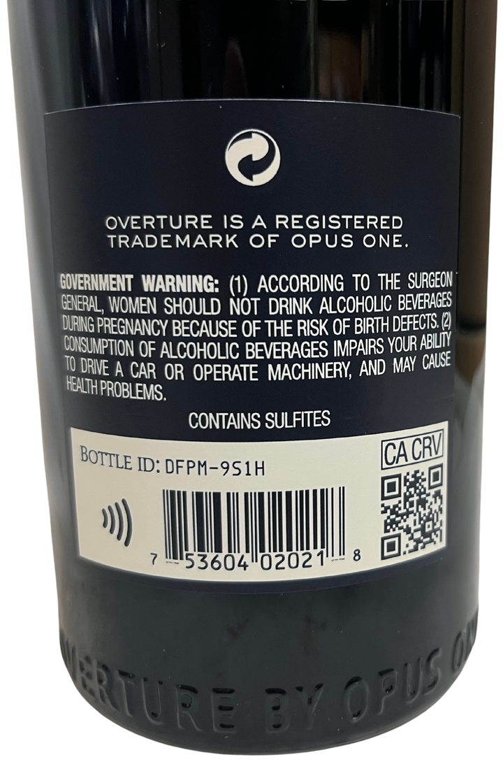 2021 Overture by Opus One Napa Valley Proprietary Red